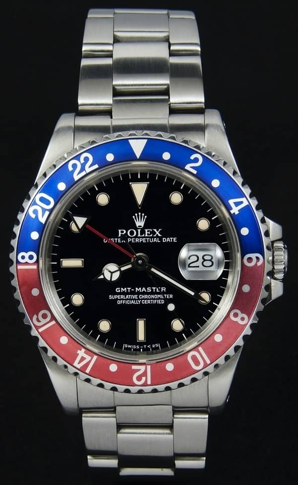 rolex watches gmt master ii blue red stainless steel