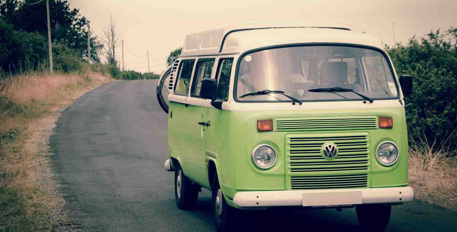 green-white-volkswagen-van